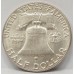 UNITED STATES OF AMERICA 1963 . HALF 1/2 DOLLAR COIN . VARIETY . DOT IN FRONT OF FRANKLIN FOREHEAD